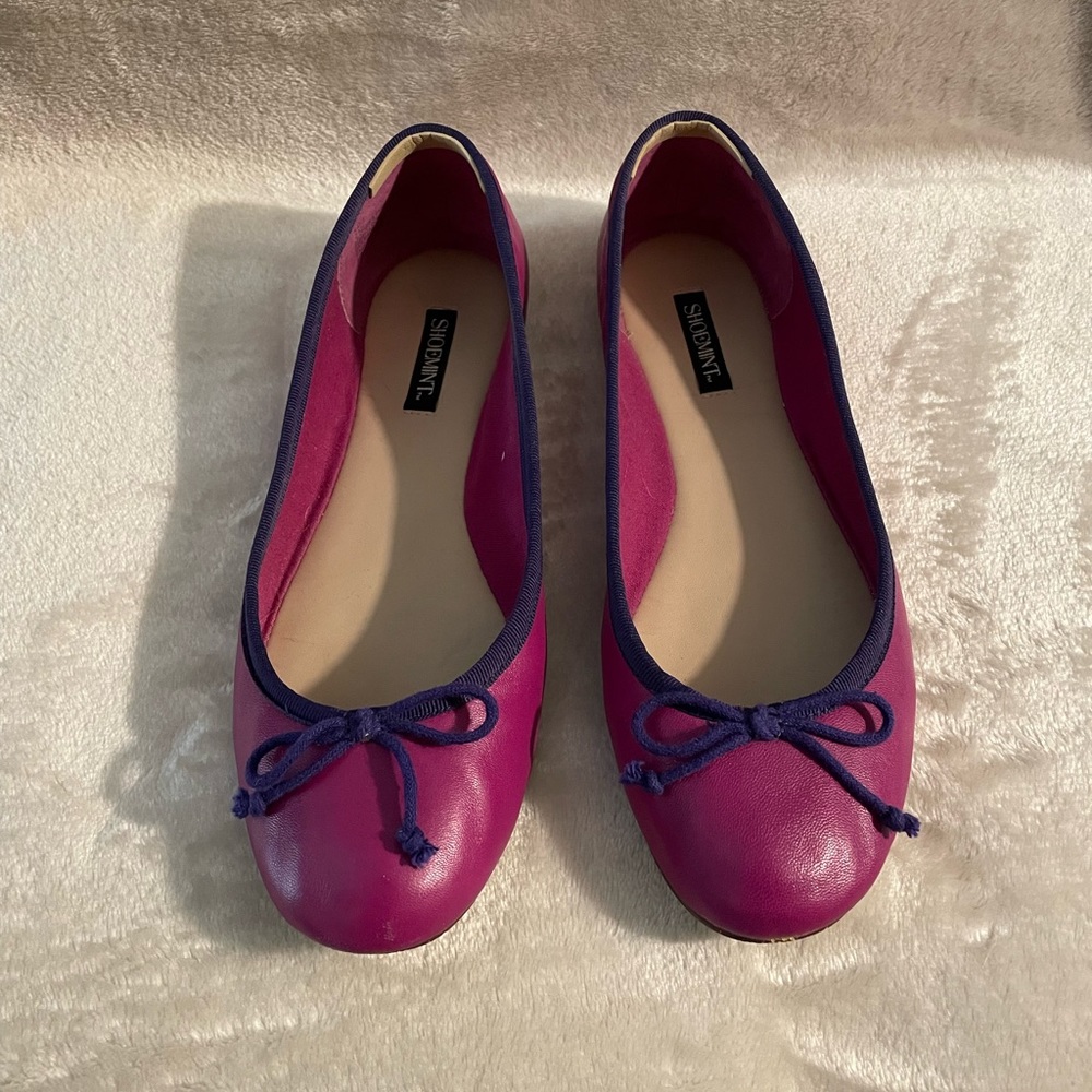 Shoemint fuchsia ballet flats